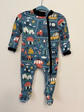Baby Sleeper with Fun Vehicle Print